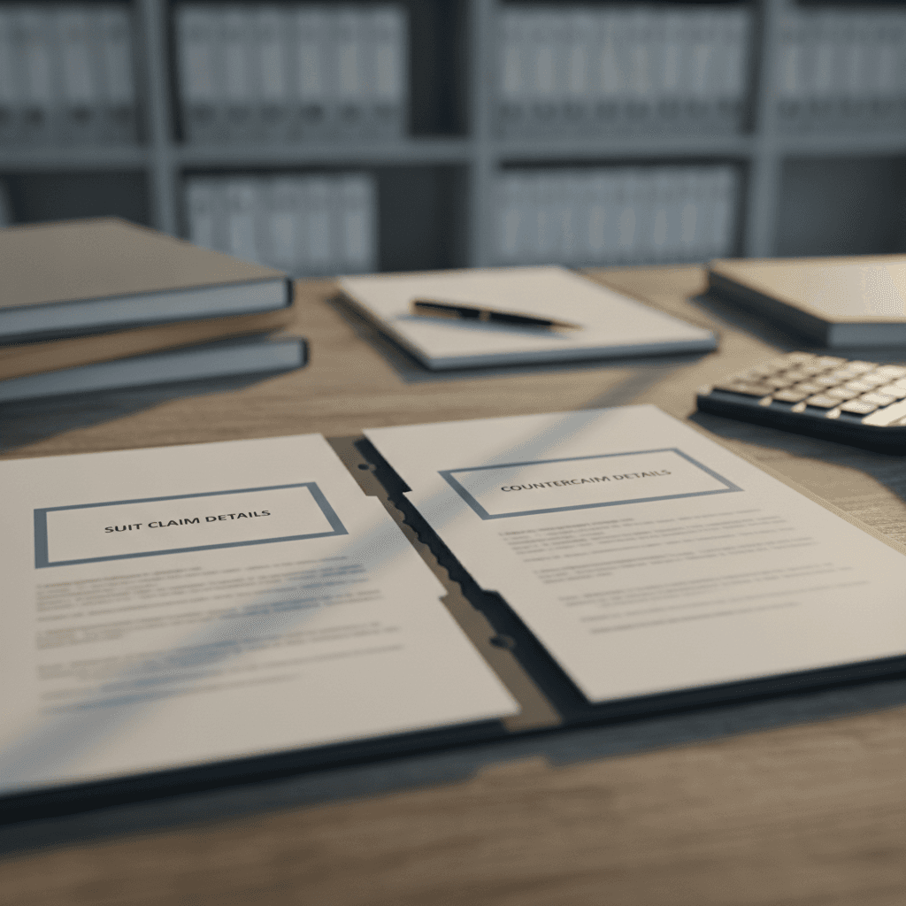 Separate appeals not required against a common judgment on suit and counterclaim
