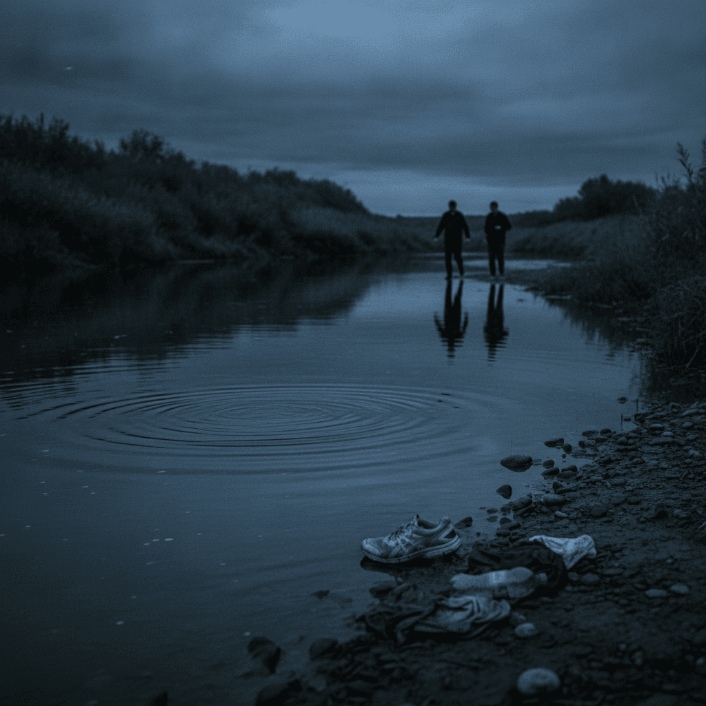 Fleeing after a friend's drowning is not by itself evidence of murder