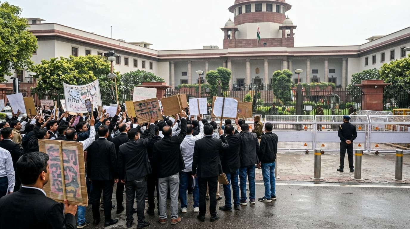 PIL Filed Seeking Ban on Political Protests in Court Complexes and Contempt Action Against Opposition Leaders
